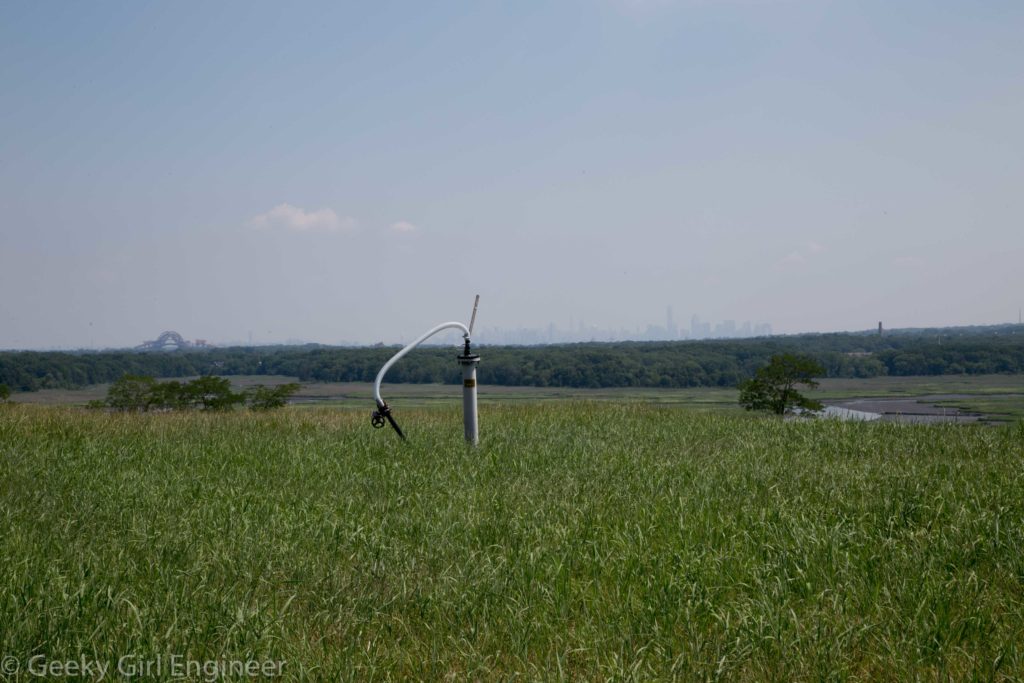 Landfill gas wells popping up in grass