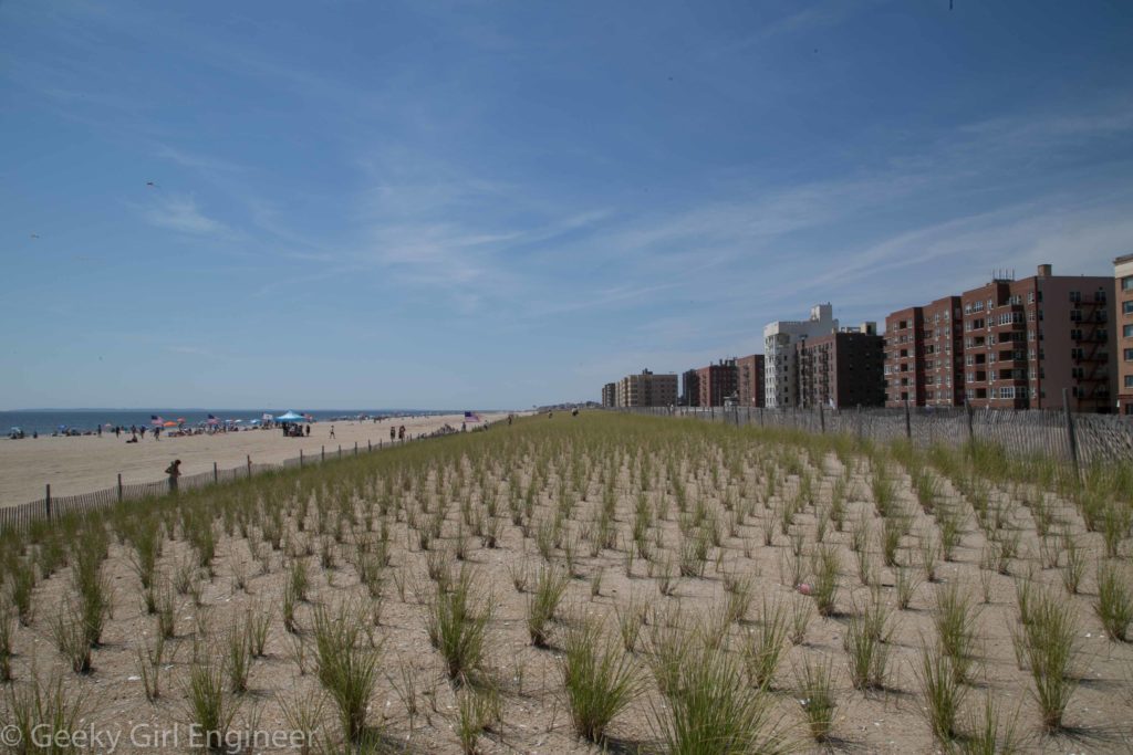 Coast side of Rockaway Beach