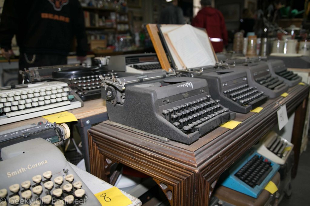 Old typewriters 