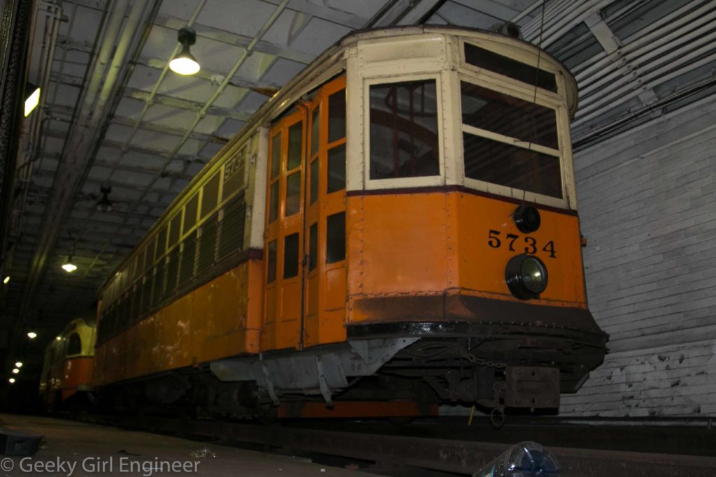 Type 5 Car No. 5734, according to display material was purchased after World War 1