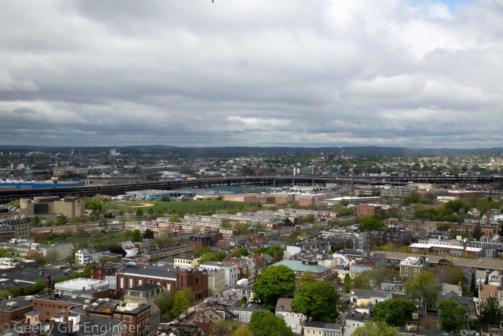 View towards Somerville