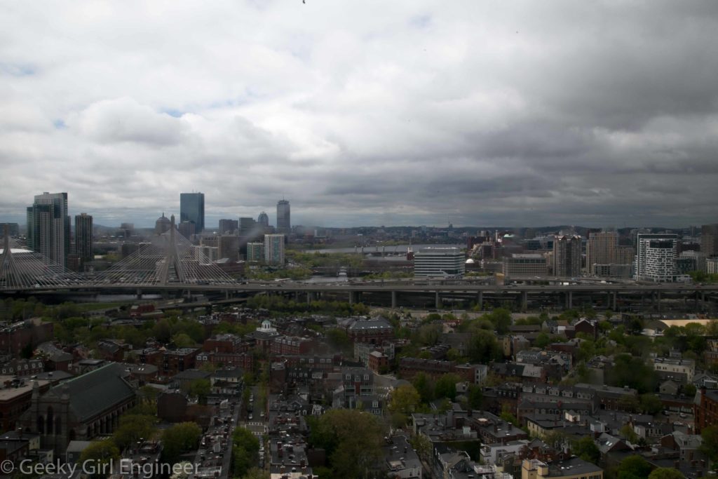 View of downtown Boston and Back Bay