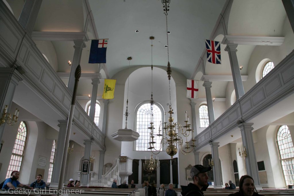 Inside of Old North Church