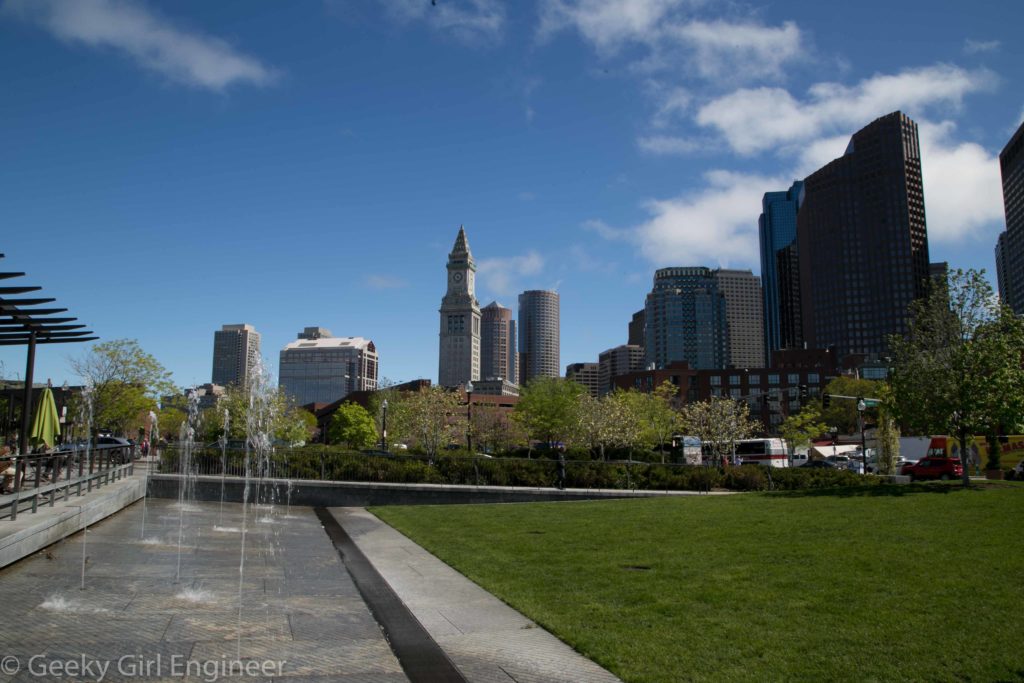 Rose Fitzgerald Kennedy Greenway above I-93